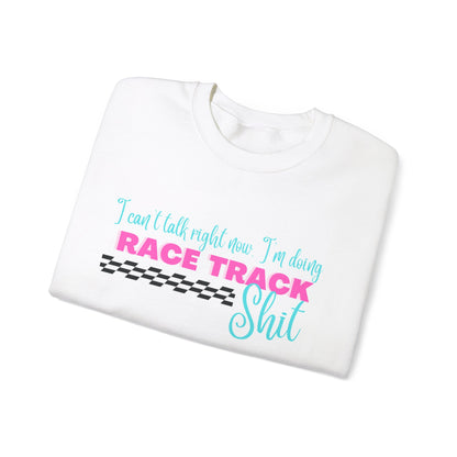 Cant Talk Right Now- Adult Crewneck Sweatshirt