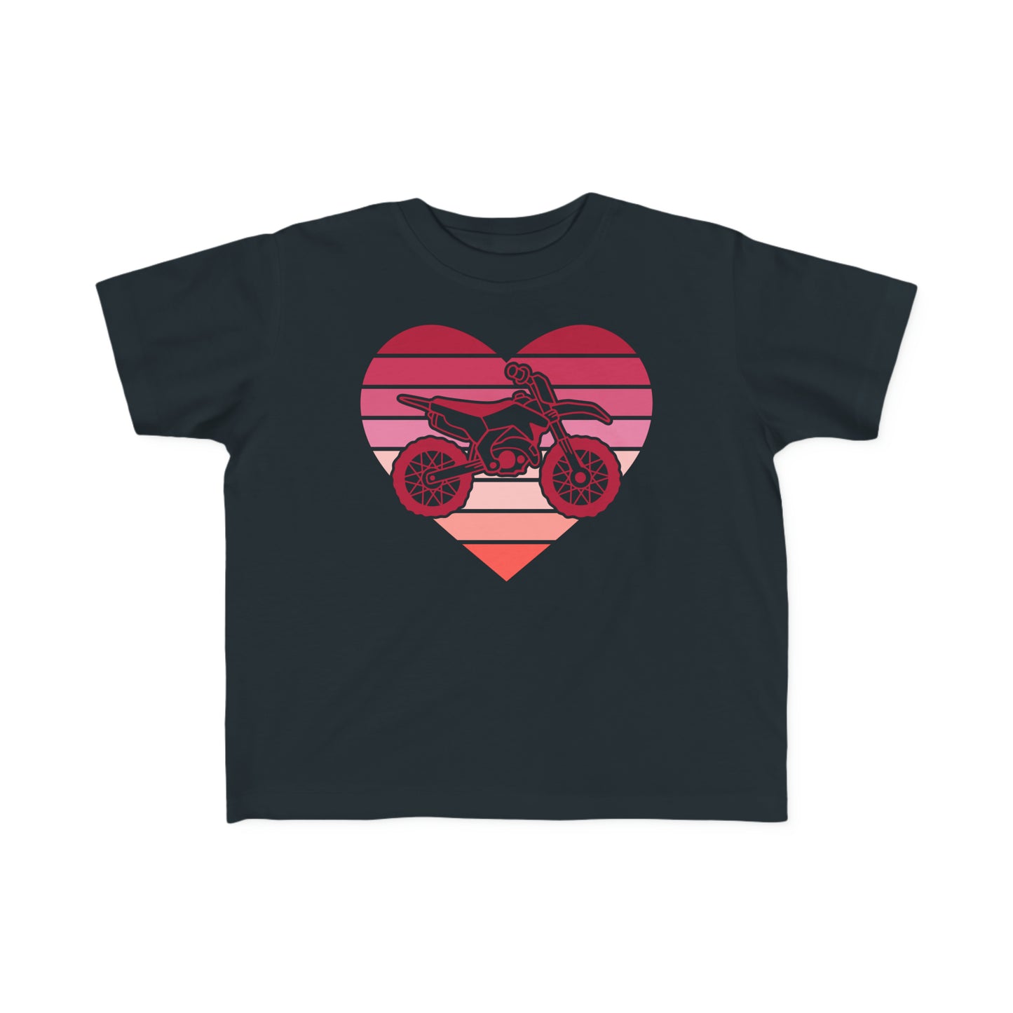 Heart Motorcycle- Toddler T-Shirt