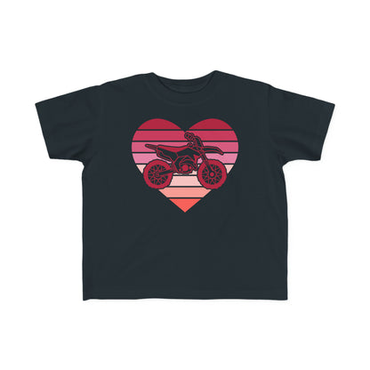 Heart Motorcycle- Toddler T-Shirt