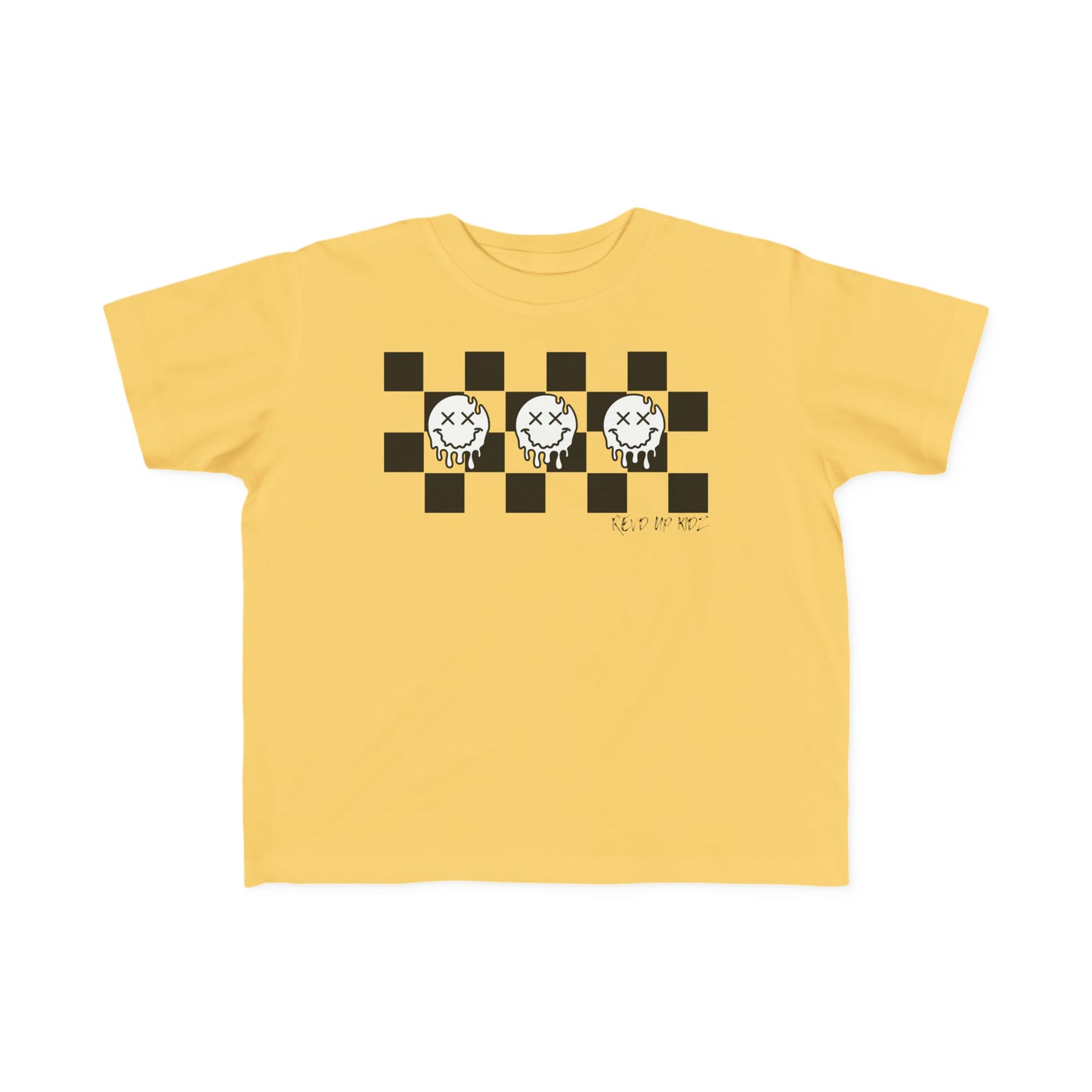 Checkered Smiley's- Toddler's T-Shirt