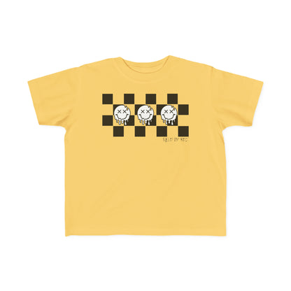 Checkered Smiley's- Toddler's T-Shirt