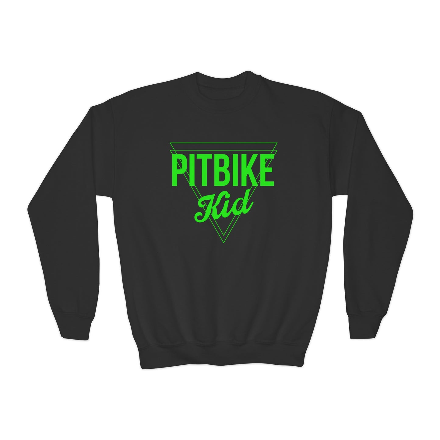 Pit Bike Kid Green - Youth Sweatshirt