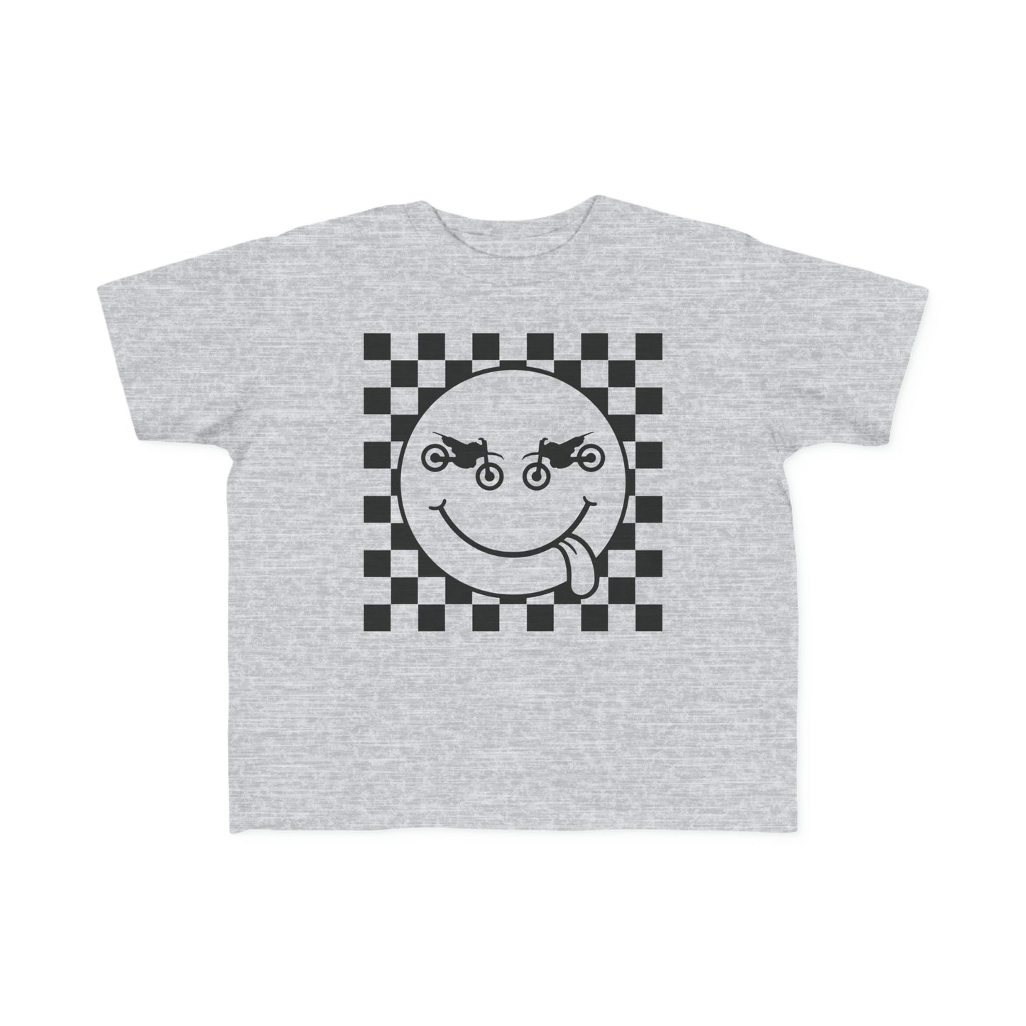 Race Flag Smile Face Toddler T-Shirt