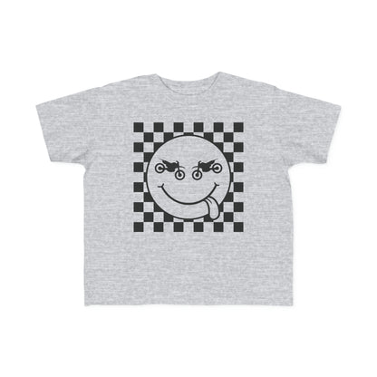 Race Flag Smile Face Toddler T-Shirt