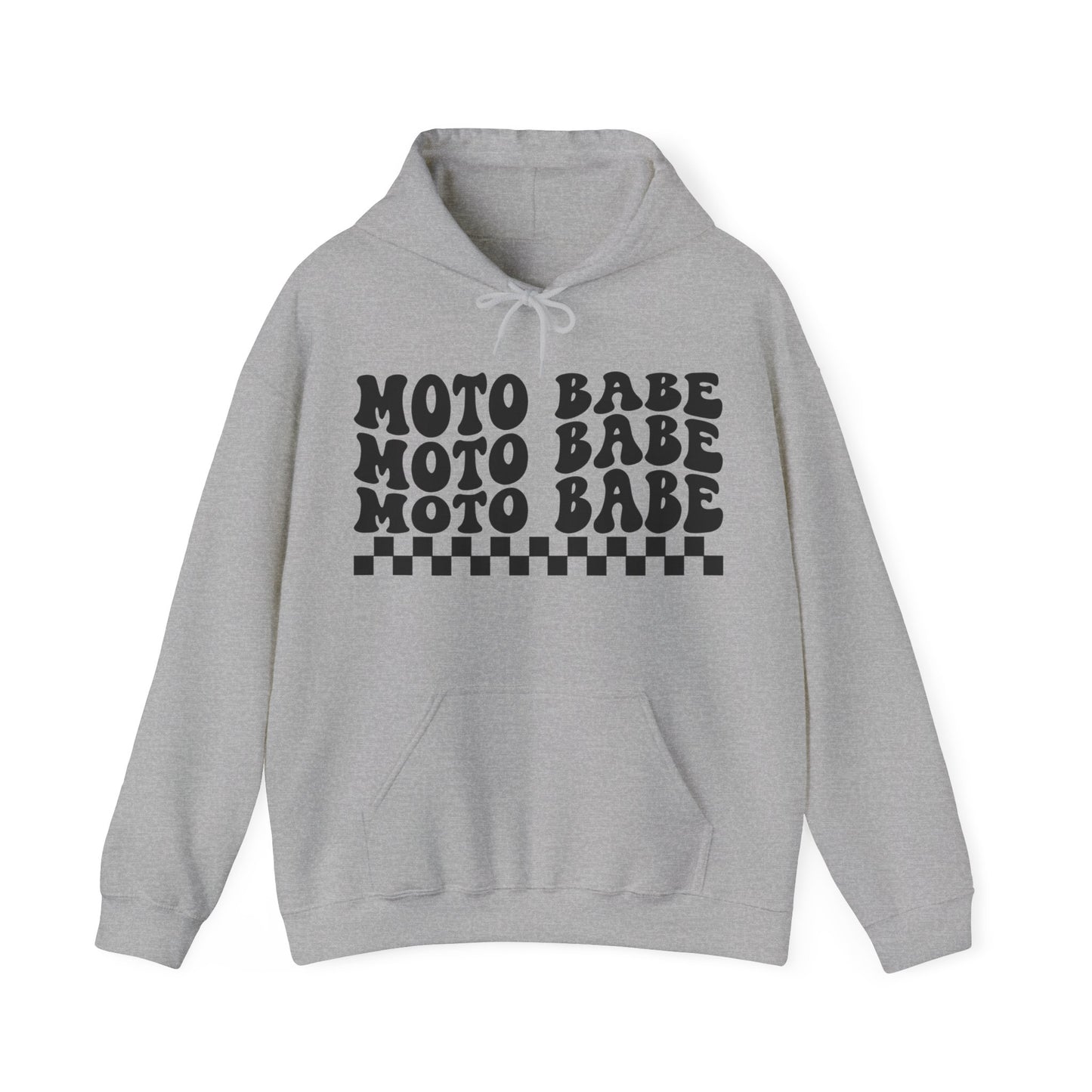 Moto Babe- Adult Hooded Sweatshirt