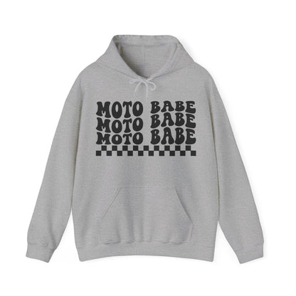 Moto Babe- Adult Hooded Sweatshirt