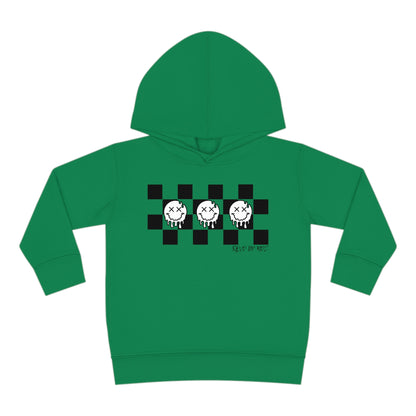Checkered Smiley's- Toddler Hooded Sweatshirt