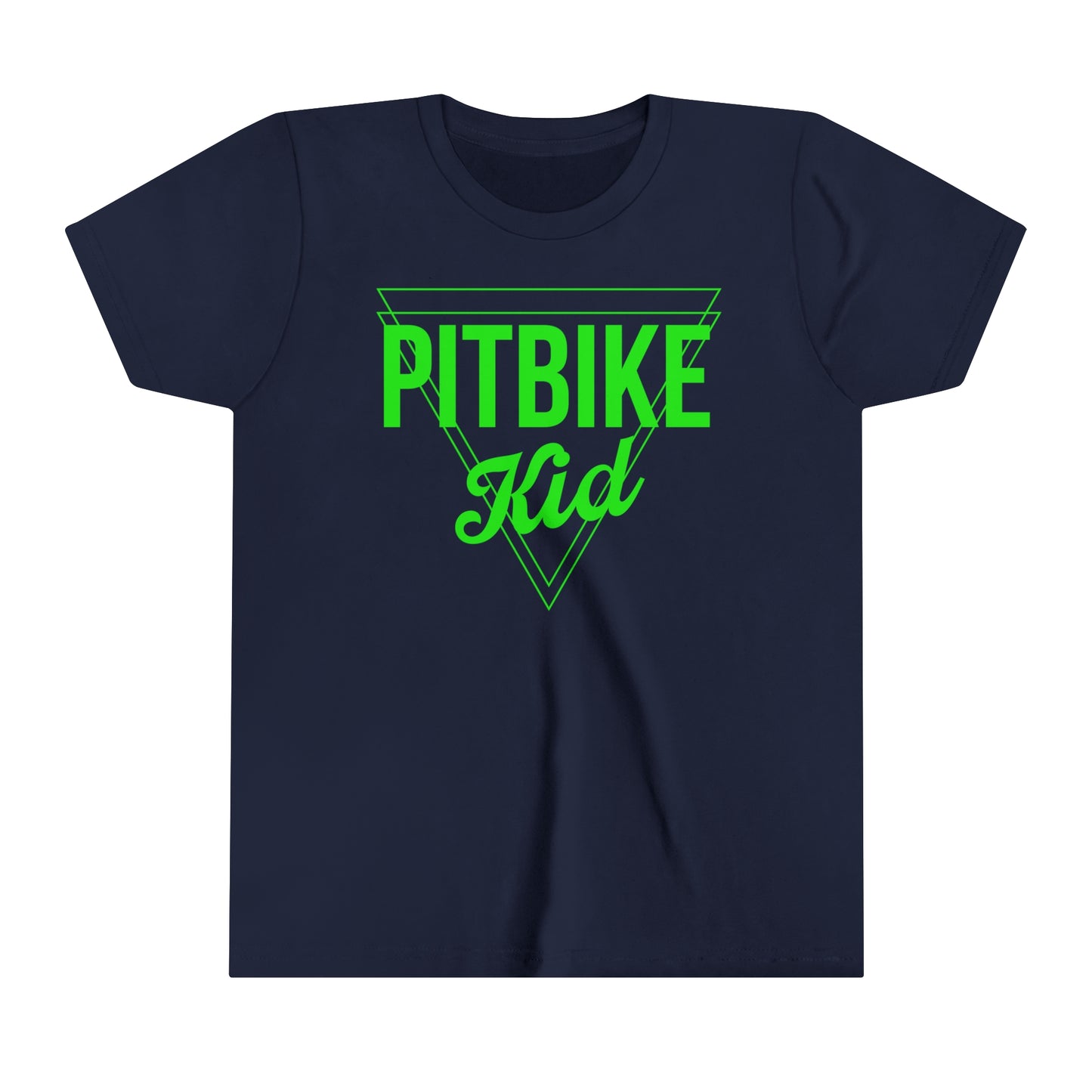 Pit Bike Kid Green -Youth T-Shirt