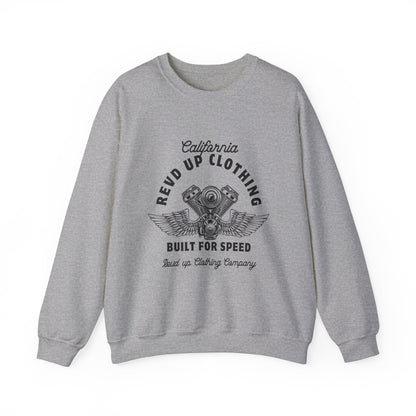 Built For Speed- Adult Crewneck Sweatshirt