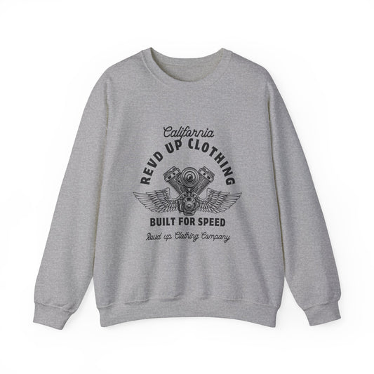 Built For Speed- Adult Crewneck Sweatshirt