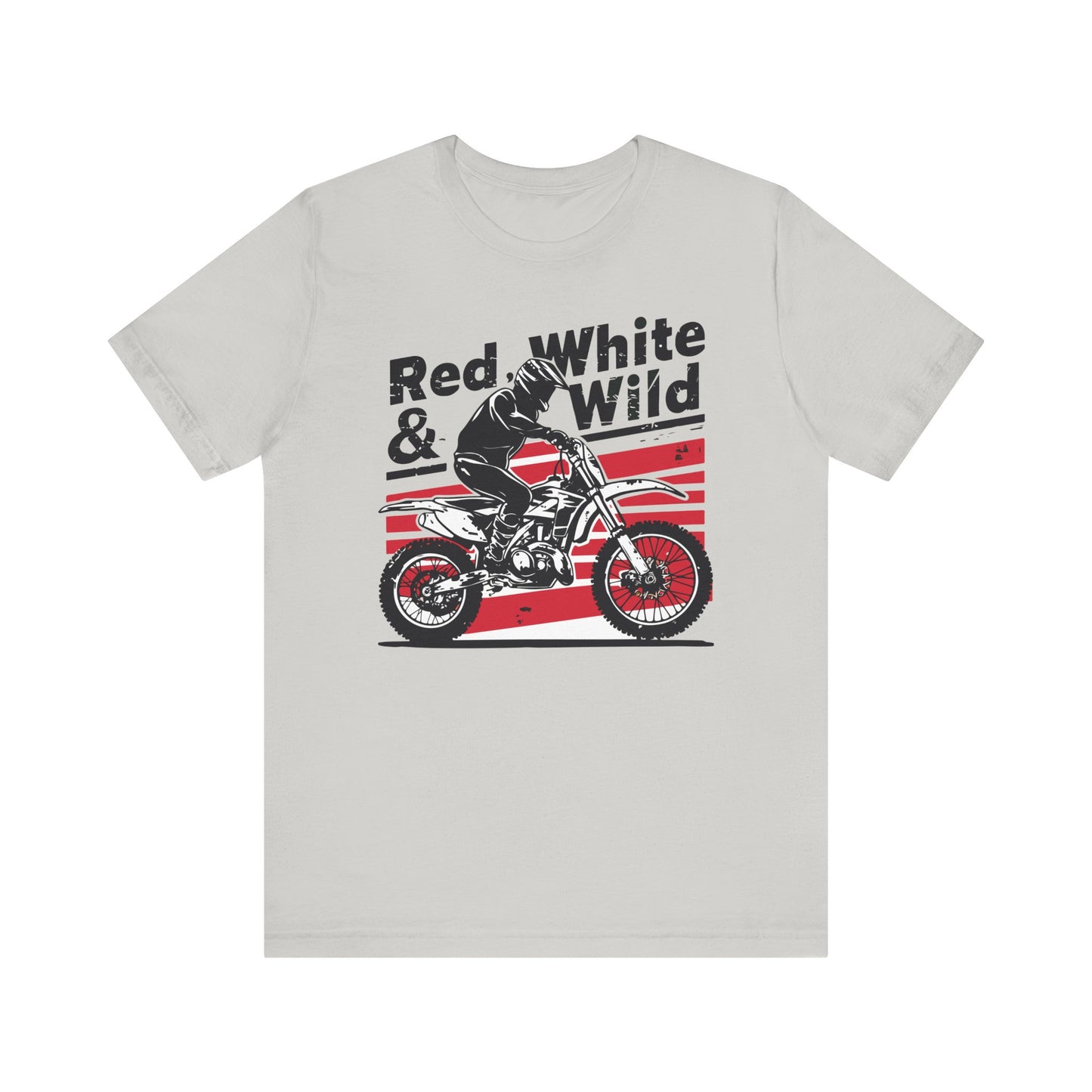 Red White and Wild 2- Adult T-Shirt