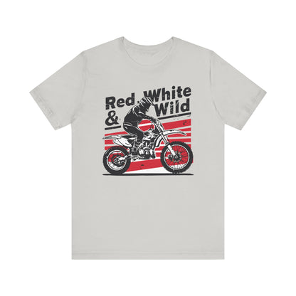 Red White and Wild 2- Adult T-Shirt
