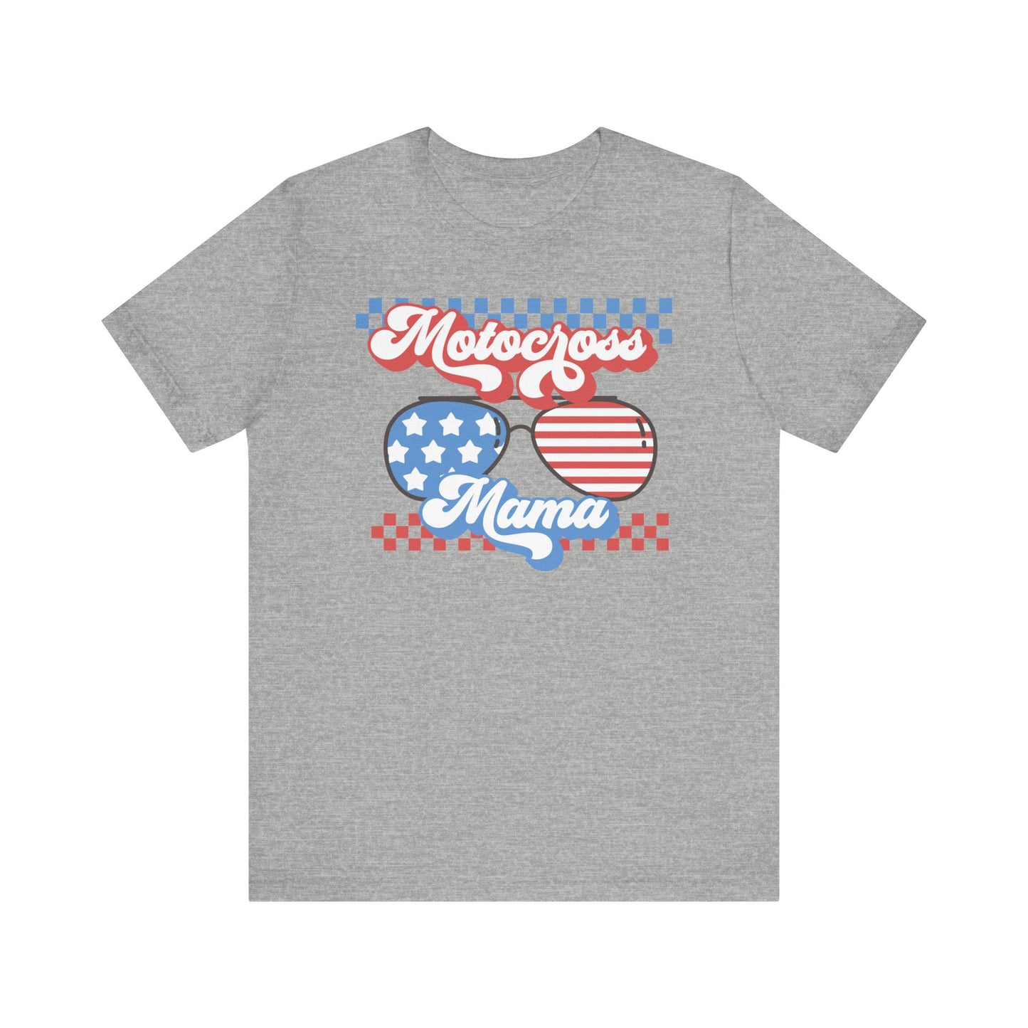American Motocross Mama- Adult T-Shirt