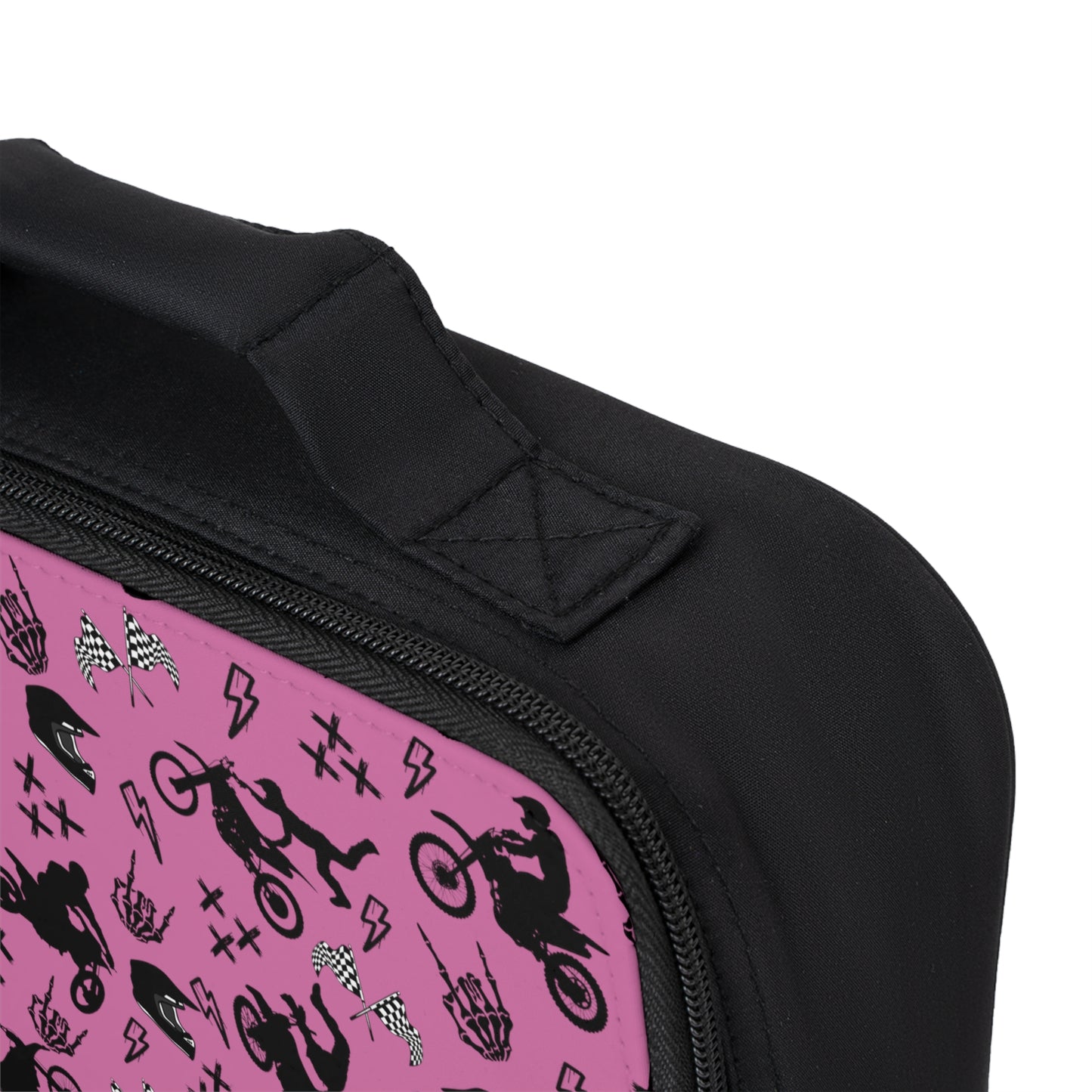 Moto Cross - Lunch Bag - Light Pink