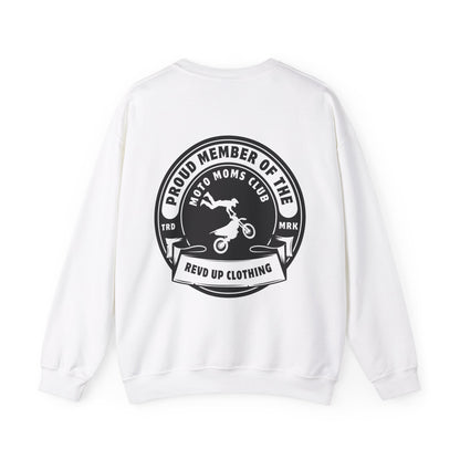Moto Moms Club- Adult Crewneck Sweatshirt