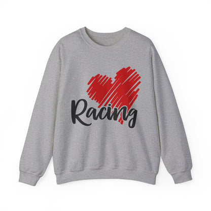 Heart Racing- Adult Crewneck Sweatshirt