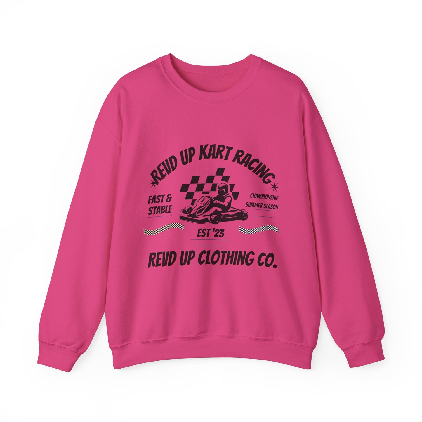 Revd Up Kart Racer- Adult Crewneck Sweatshirt