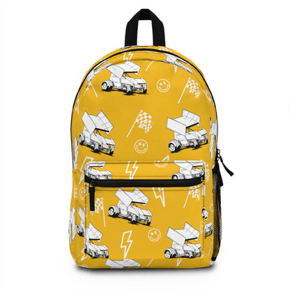 Sprint Car - Micro Racing Backpack - Yellow