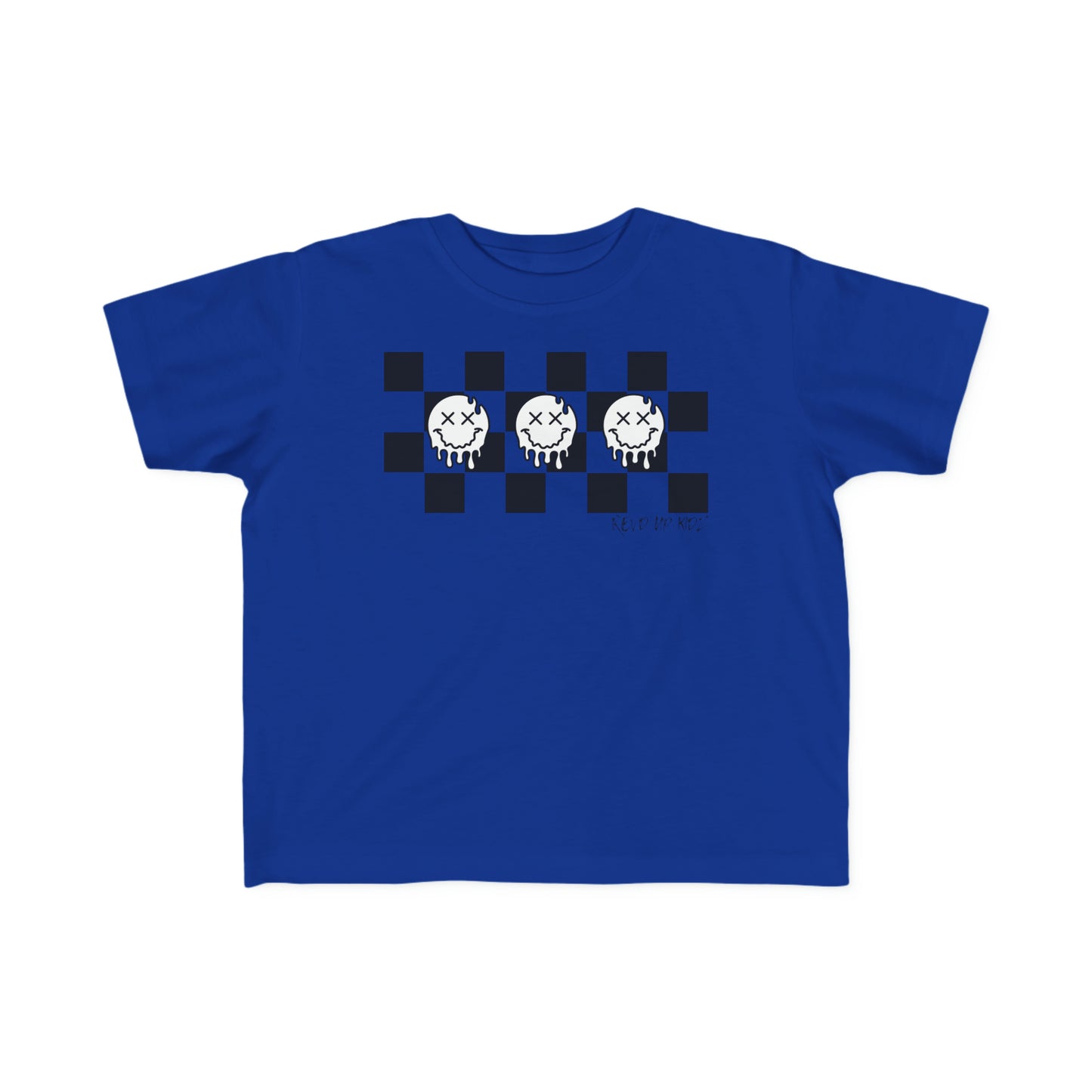 Checkered Smiley's- Toddler's T-Shirt