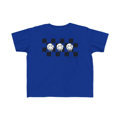 Checkered Smiley's- Toddler's T-Shirt