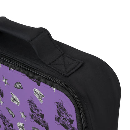Quad Racing - Lunch Bag Light Purple