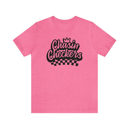 Chasin Checkers- Adult T-Shirt