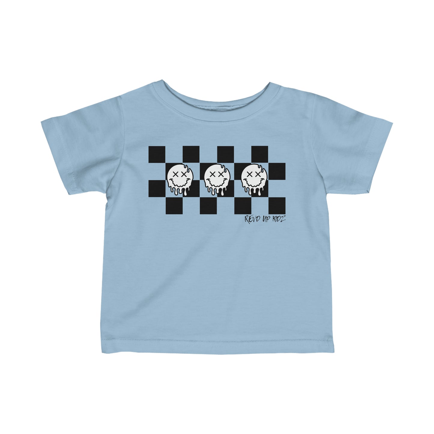 Checkered Smiley's- Infant T-Shirt