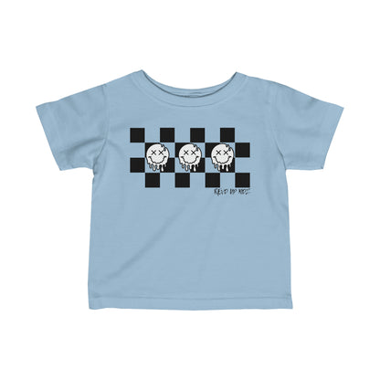 Checkered Smiley's- Infant T-Shirt