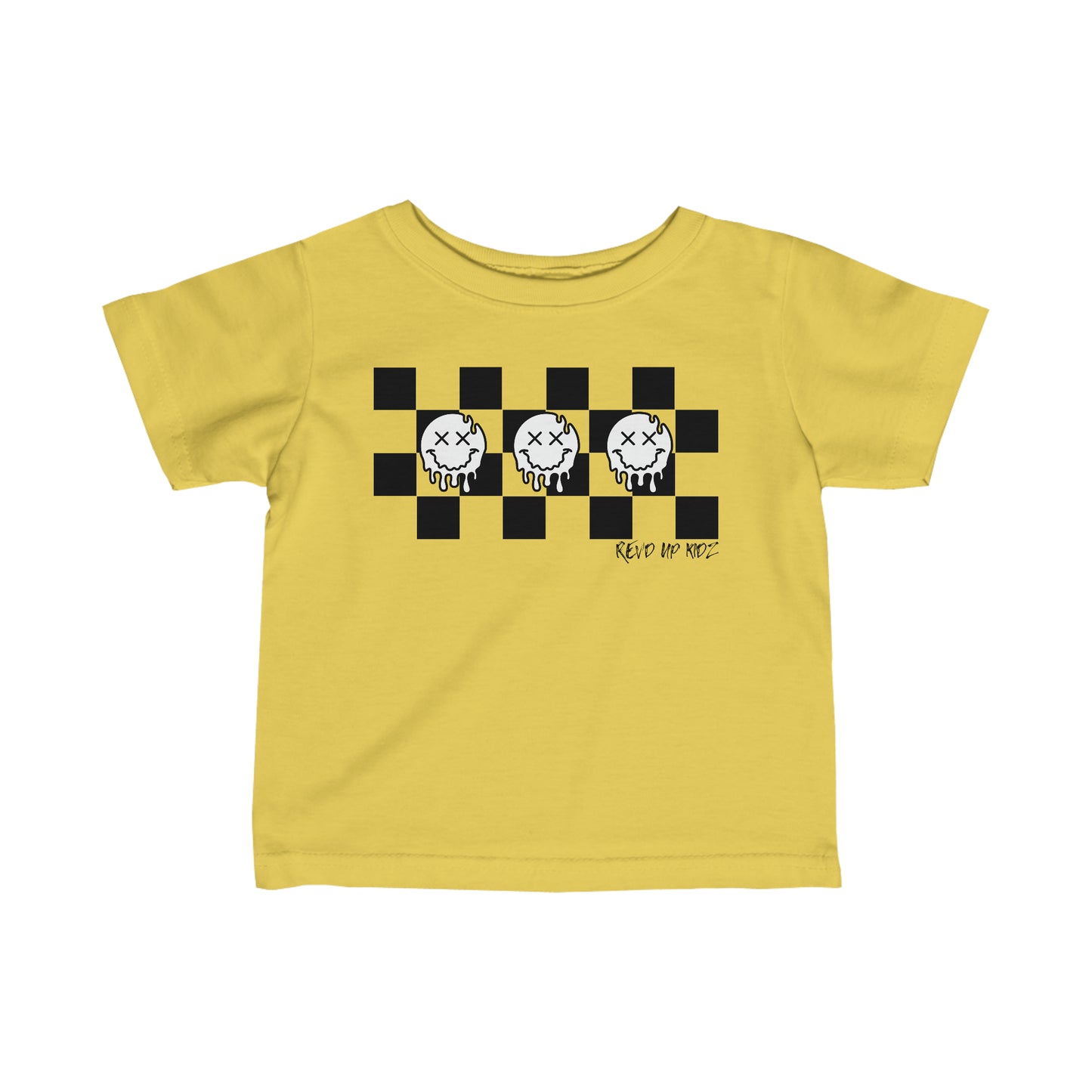 Checkered Smiley's- Infant T-Shirt