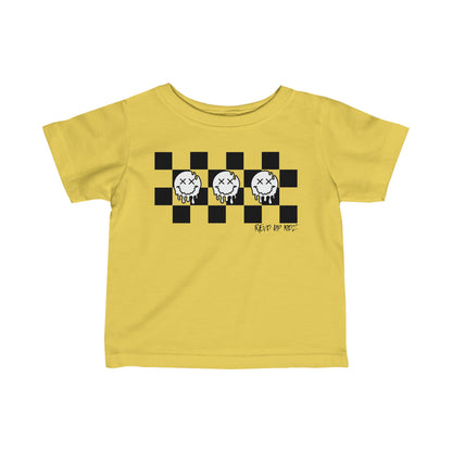 Checkered Smiley's- Infant T-Shirt