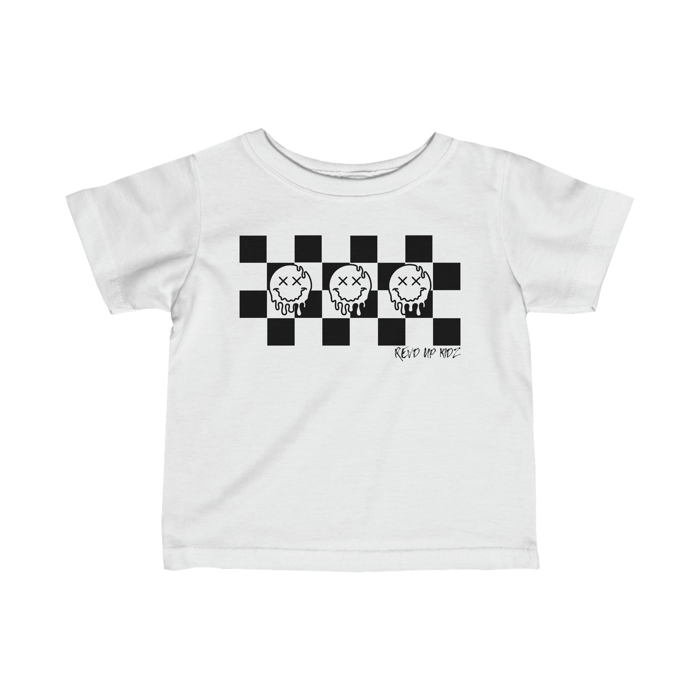Checkered Smiley's- Infant T-Shirt