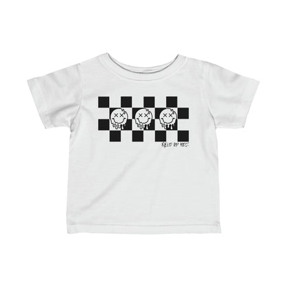 Checkered Smiley's- Infant T-Shirt