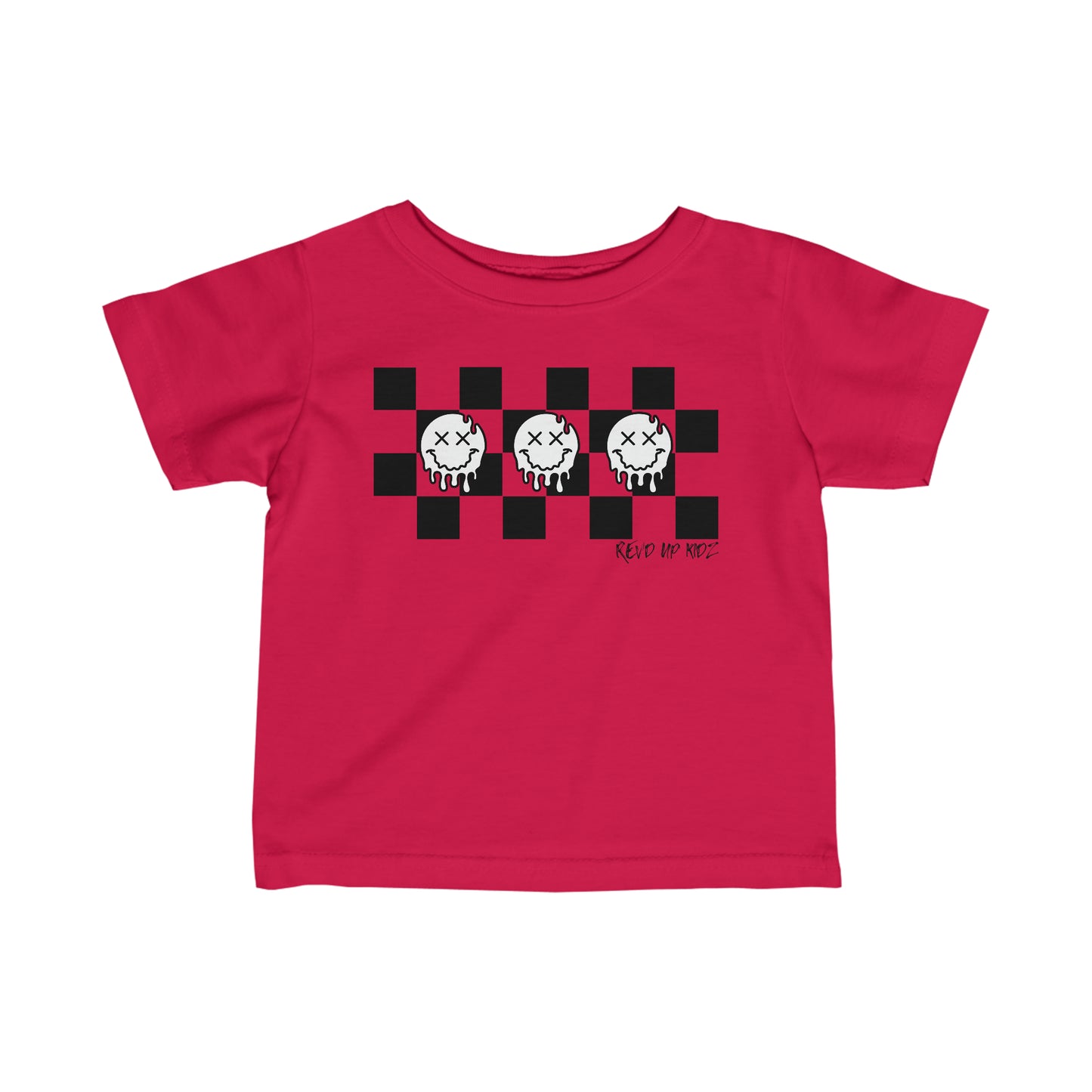 Checkered Smiley's- Infant T-Shirt