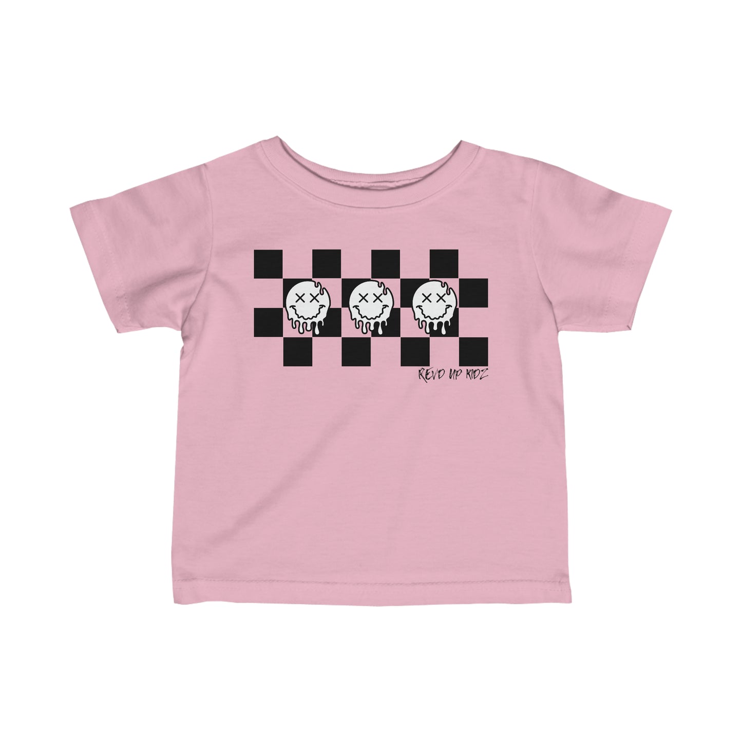 Checkered Smiley's- Infant T-Shirt