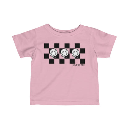 Checkered Smiley's- Infant T-Shirt