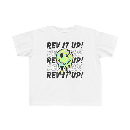 Rev It Up Retro Smiley -Toddler's T-Shirt