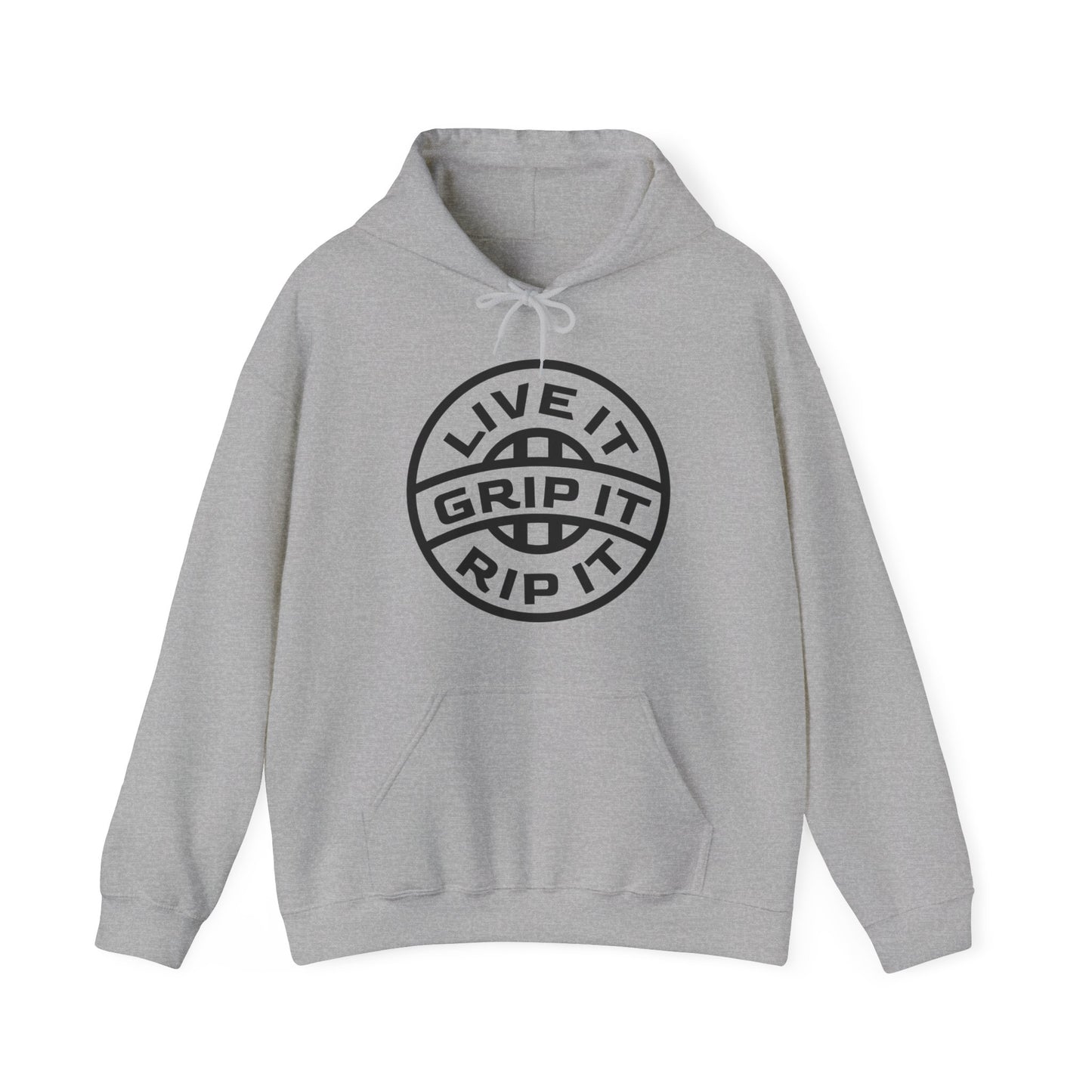 Live It Grip It Rip It- Adult Hooded Sweatshirt