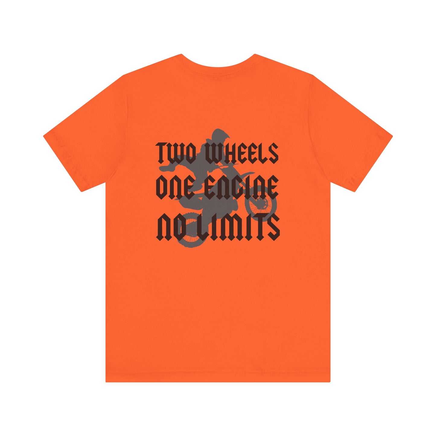 Two Wheels No Limits- Adult T-Shirt