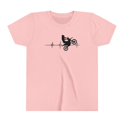 Heart Rate Moto -Youth T-shirt