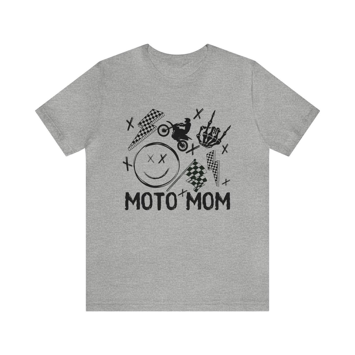 Moto Mom Collage- Adult T-Shirt