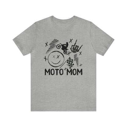 Moto Mom Collage- Adult T-Shirt