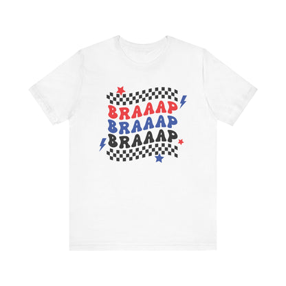 Red White and Blue BRAP- Adult T-Shirt