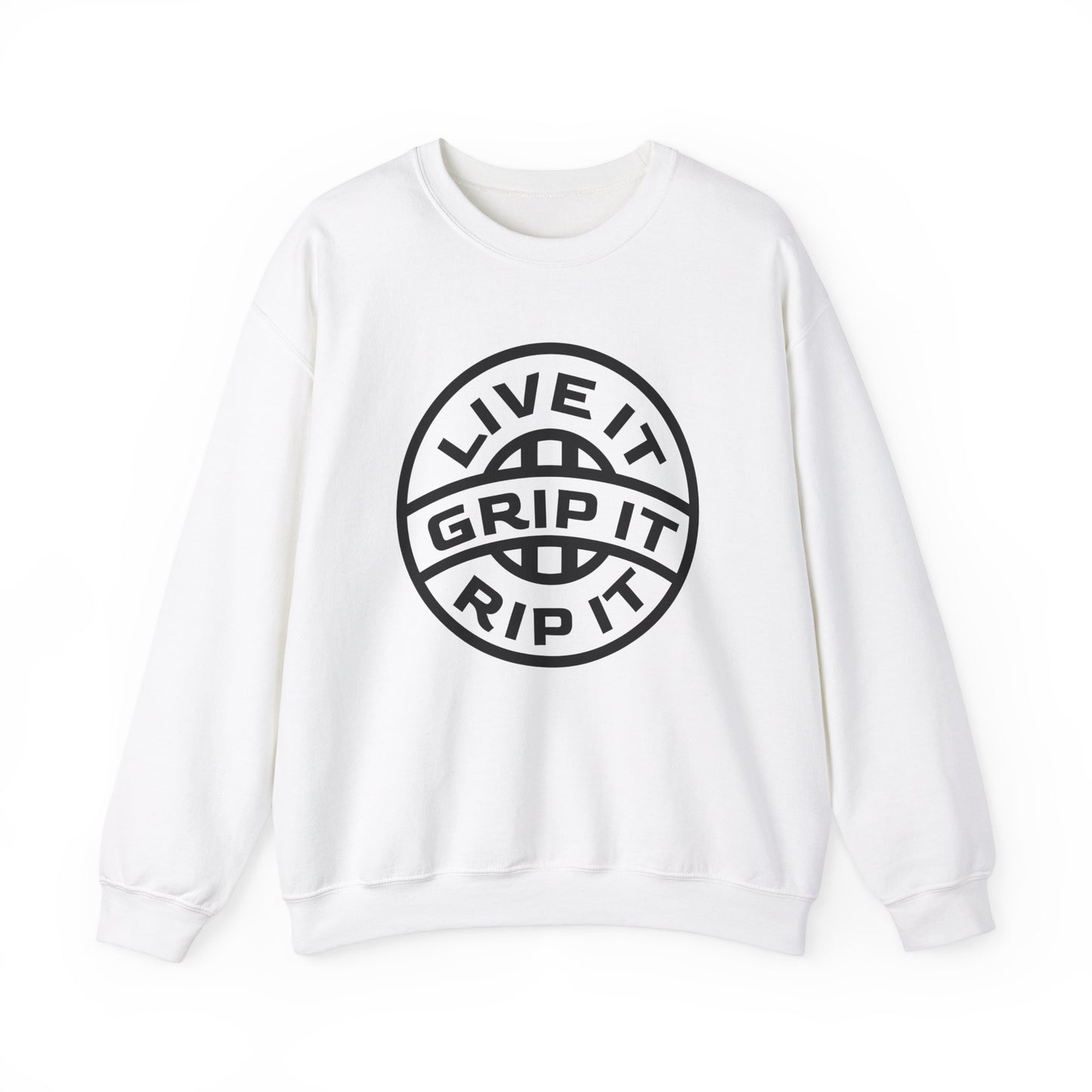 Live It Grip It Rip It- Adult Crewneck Sweatshirt