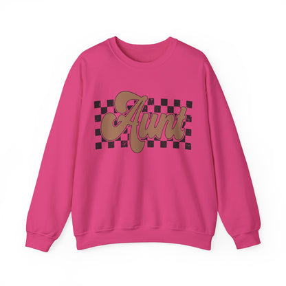 Race Aunt- Adult Crewneck Sweatshirt