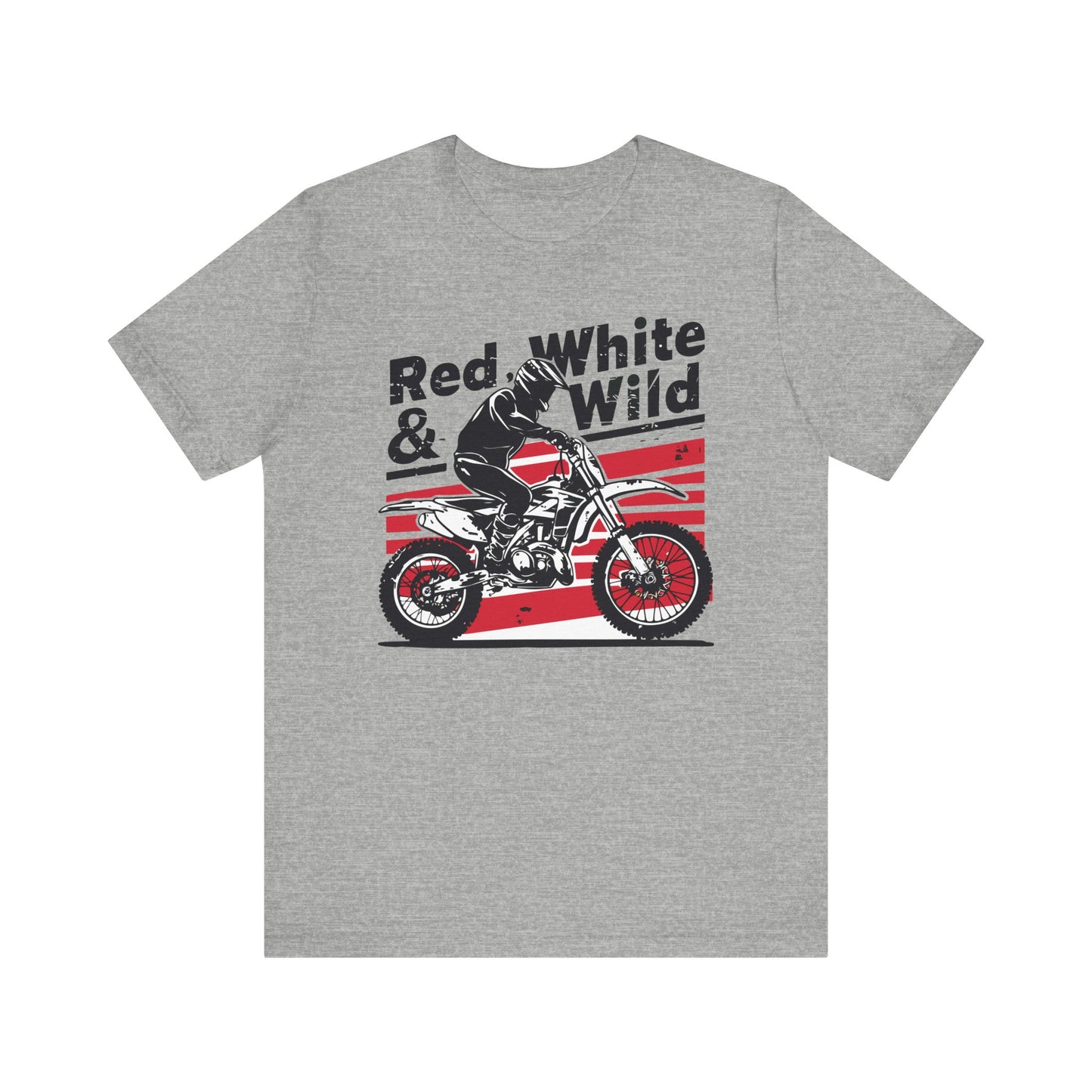 Red White and Wild 2- Adult T-Shirt