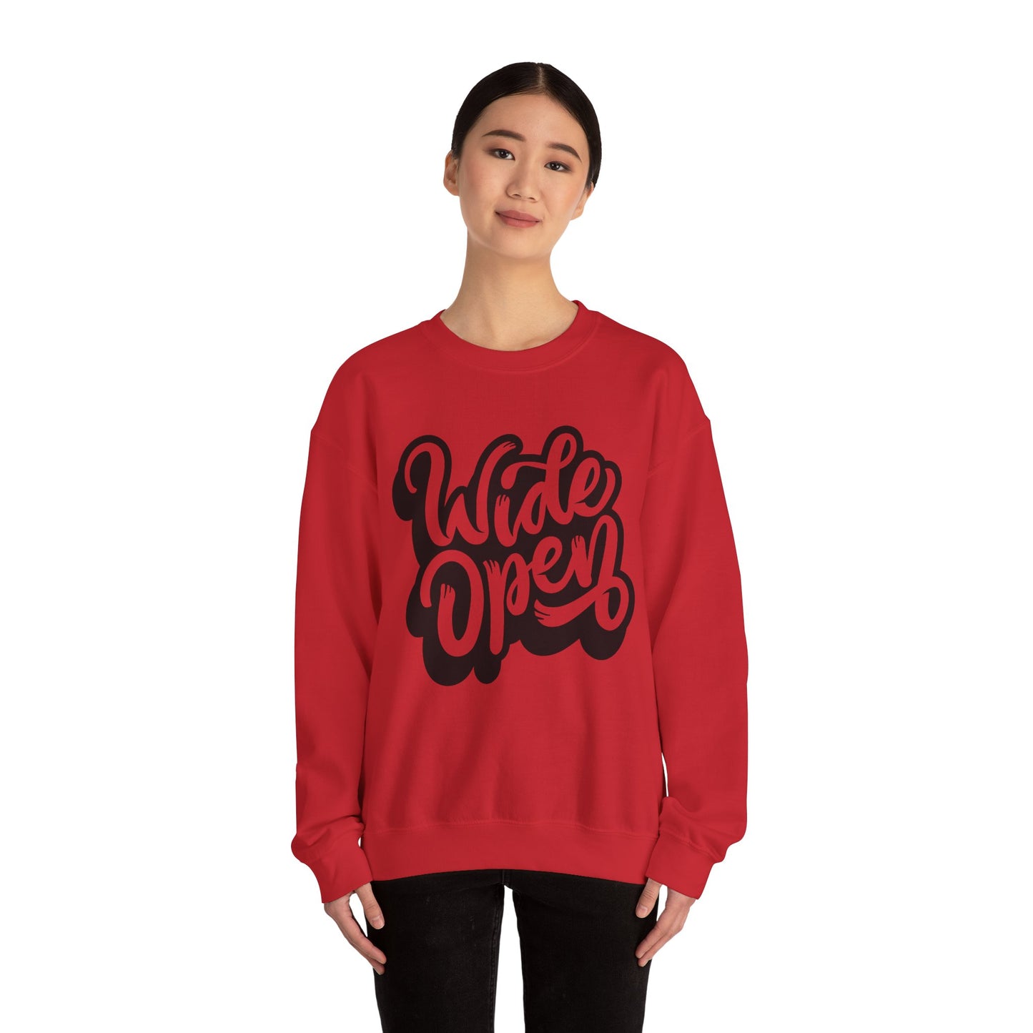Wide Open- Adult Crewneck Sweatshirt