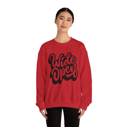 Wide Open- Adult Crewneck Sweatshirt
