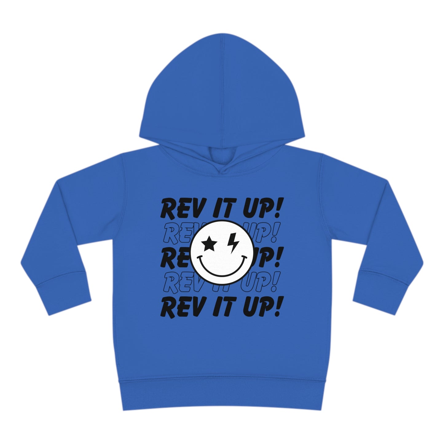 Rev It Up Smiley - Toddler Hooded Sweatshirt