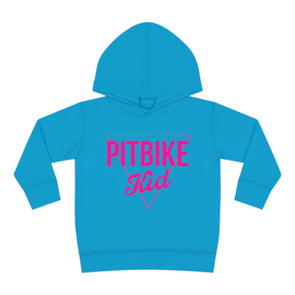 Pit Bike Kid Pink - Toddler Hooded Sweatshirt