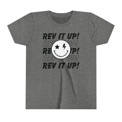 Rev It Up Smiley -Youth T-Shirt